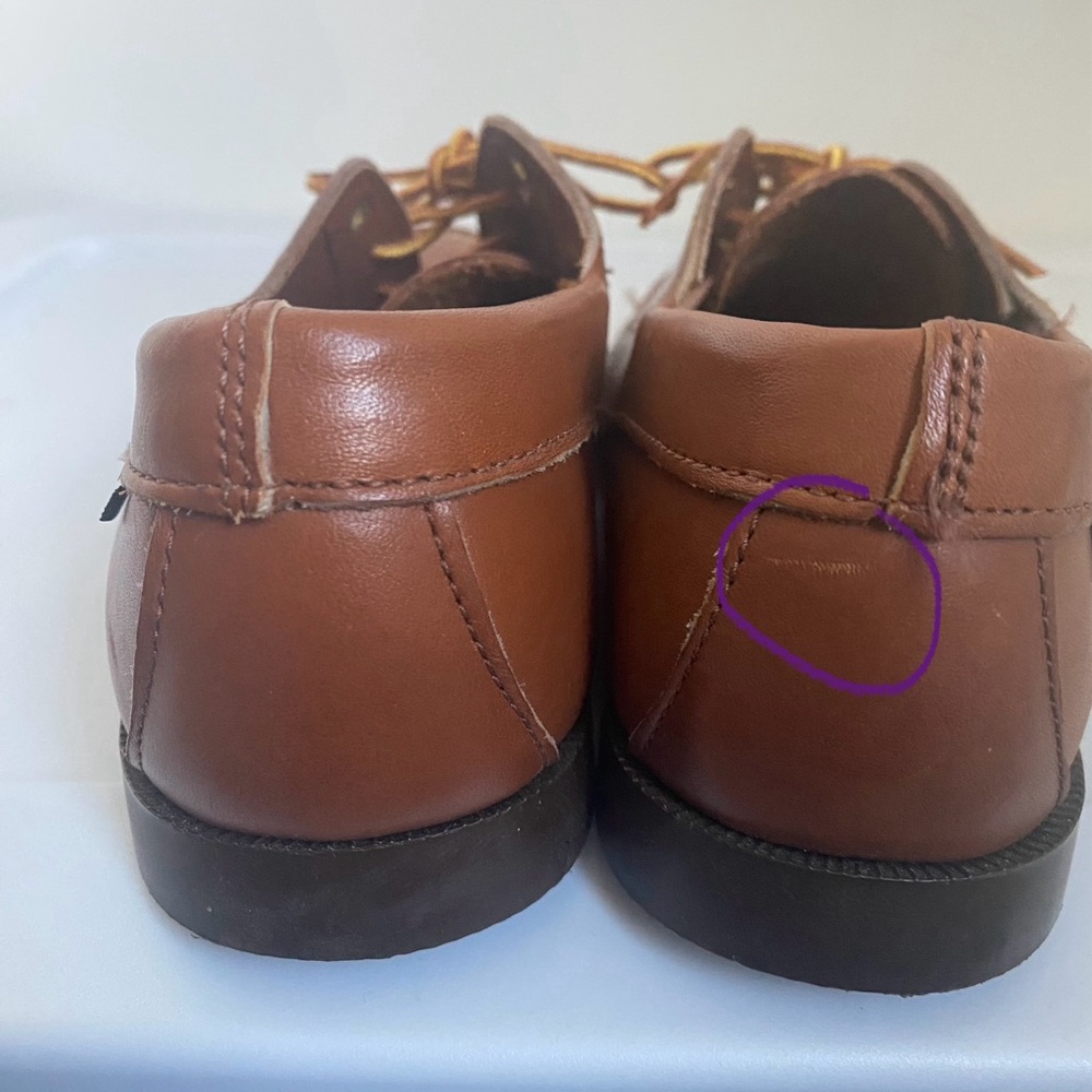 Dexter Leather Blucher Boat Shoes 7.5 - Picture 9 of 11